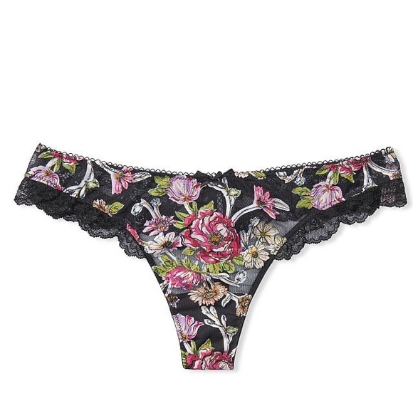 Victoria Secret Embroidered Bra + Panty SET 34DD/M - Picture 12 of 16